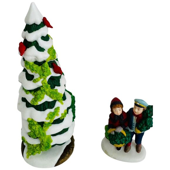 Dept 56 The Holly and the Ivy CHRISTMAS TREE Bird Couple Heritage EVENT PC 1997 - Picture 9 of 16